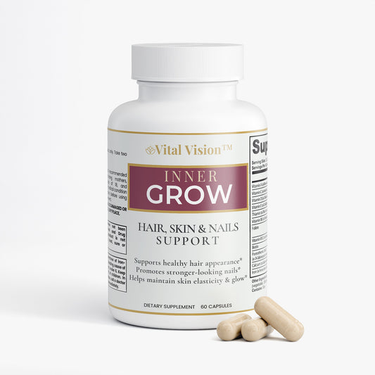INNER GROW Hair Skin and Nails Support | Beauty Wellness Supplement