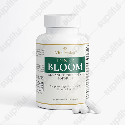 INNER BLOOM Advanced Probiotic Formula | Daily Digestive Wellness Supplement
