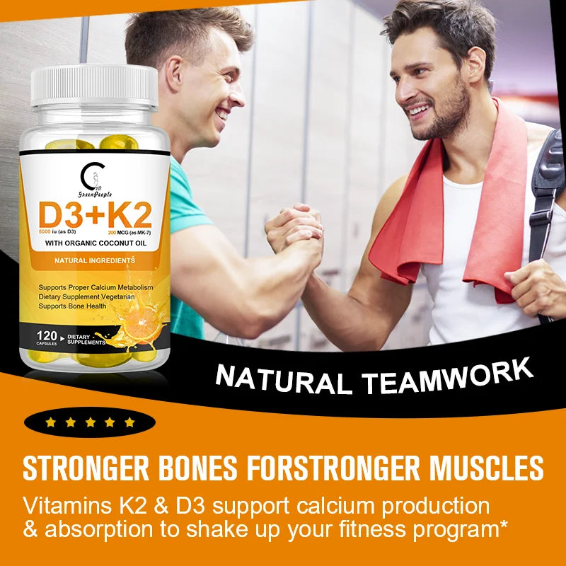 Green People Vitamin D3 + K2 – 2-in-1 Bone & Mood Support