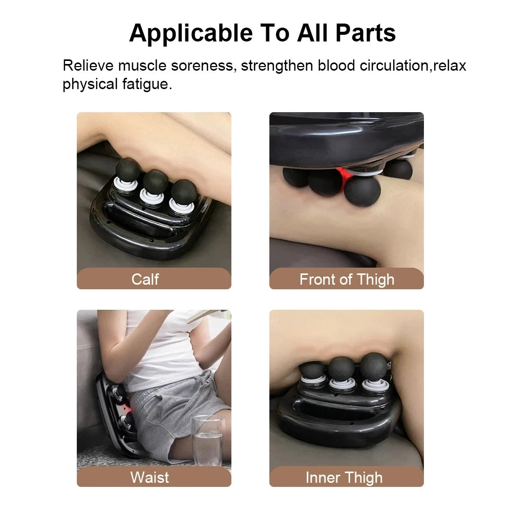 Electric Back & Neck Massager Chair – Hands-Free Full Body Relief