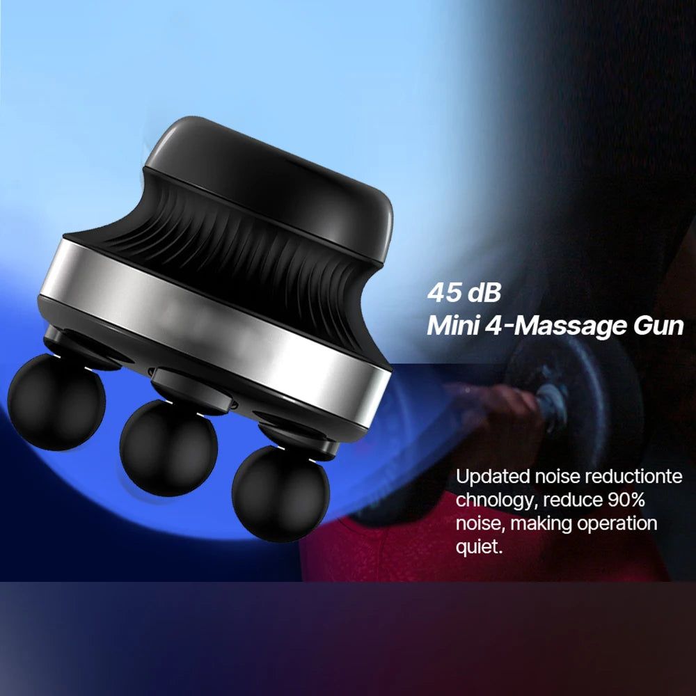 4-Head Electric Deep Tissue Massage Gun