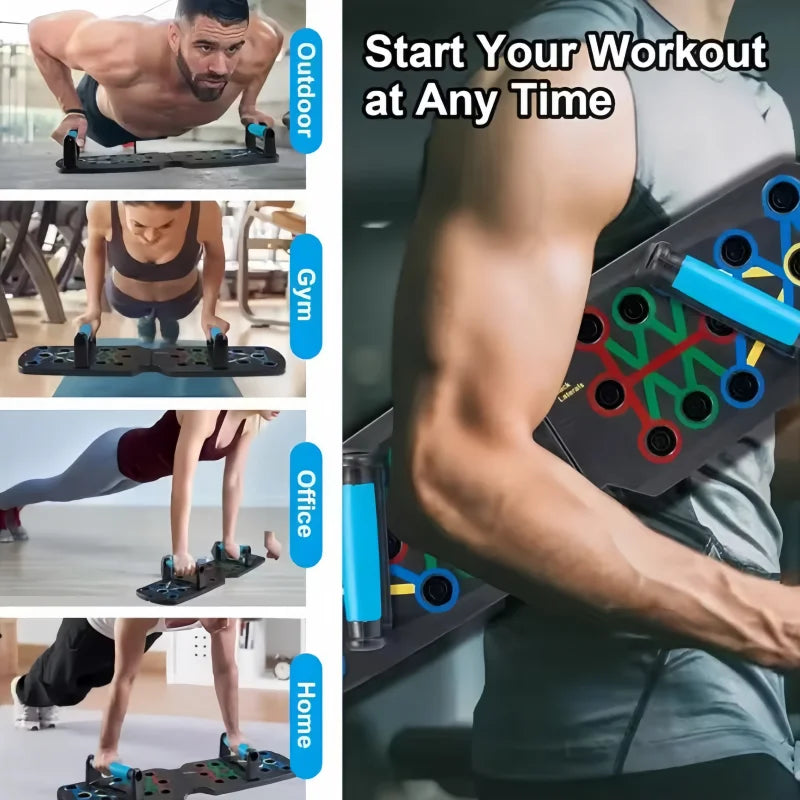 Push-Up & Pull-Up Bars – Multifunctional Home Workout Equipment
