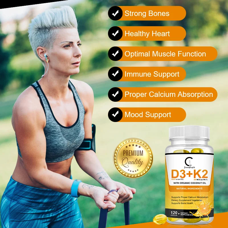 Green People Vitamin D3 + K2 – 2-in-1 Bone & Mood Support