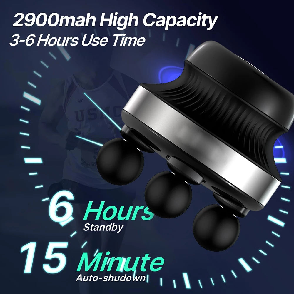 4-Head Electric Deep Tissue Massage Gun