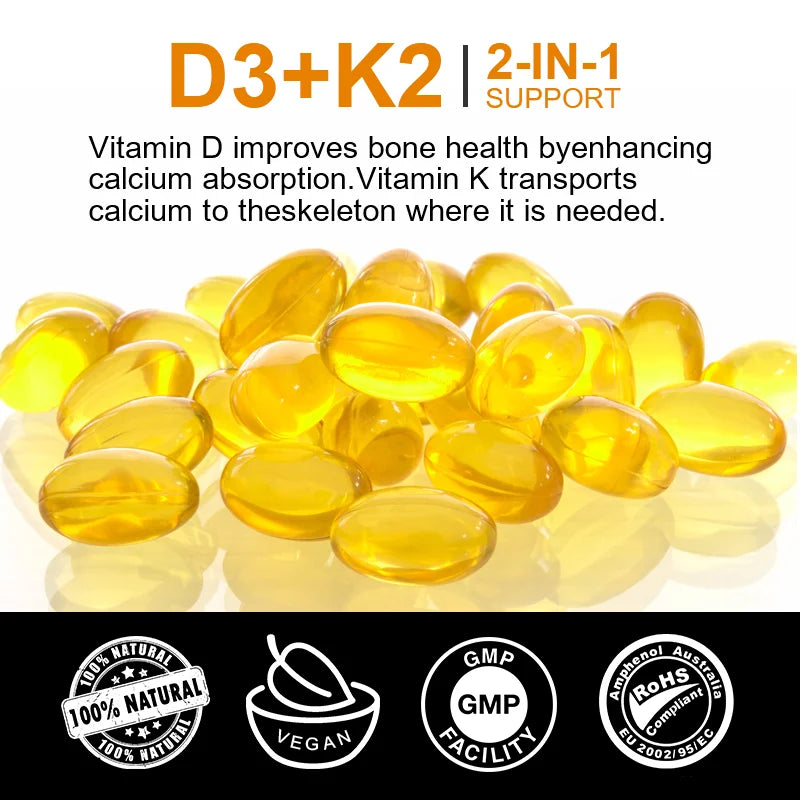 Green People Vitamin D3 + K2 – 2-in-1 Bone & Mood Support