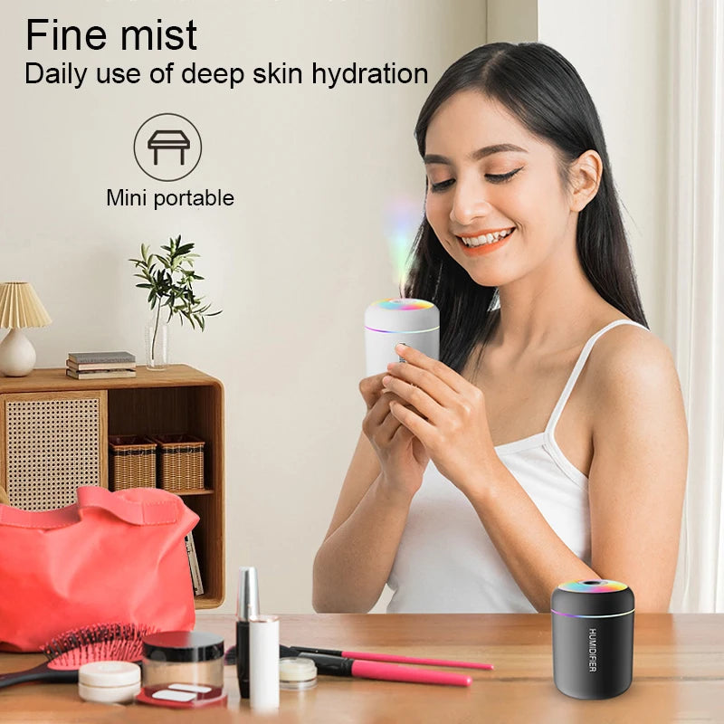 Mini Air Humidifier USB Aroma Diffuser Essential Oil Purifier
