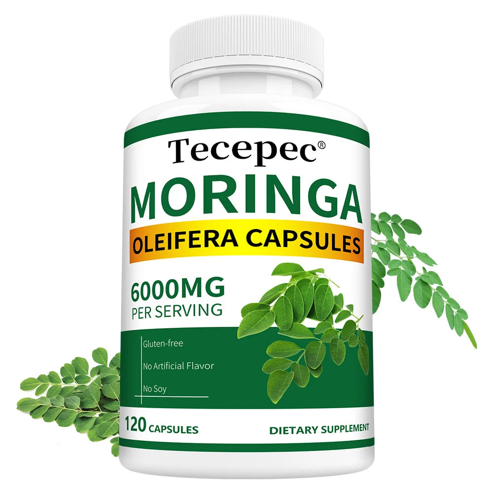 Natural Moringa Capsules – Energy, Antioxidants & Vitality