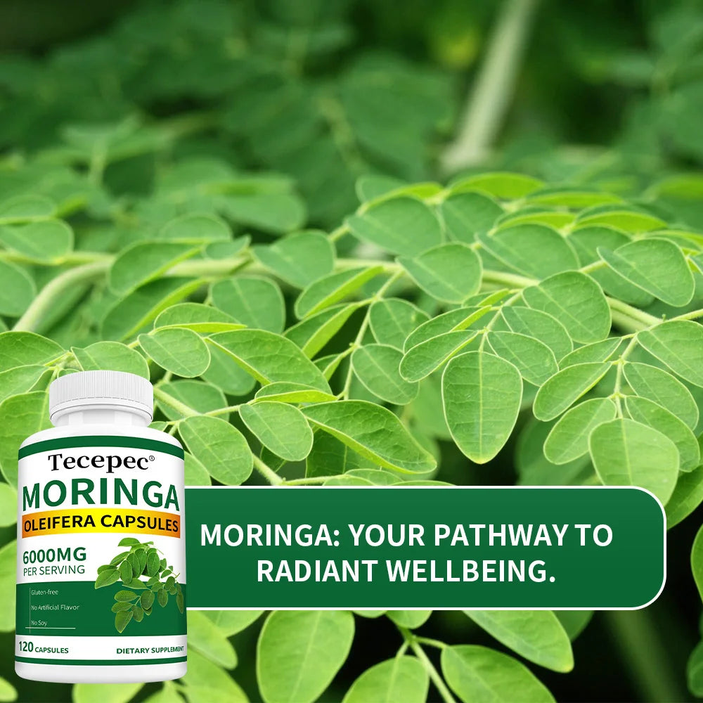 Natural Moringa Capsules – Energy, Antioxidants & Vitality