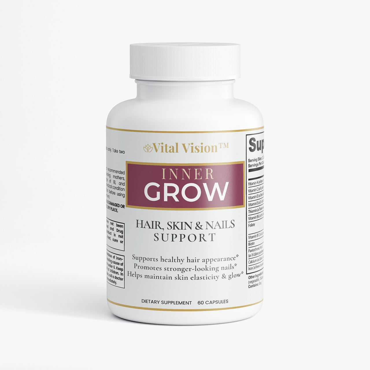 INNER GROW — Hair, Skin & Nails Support | Beauty Wellness Supplement