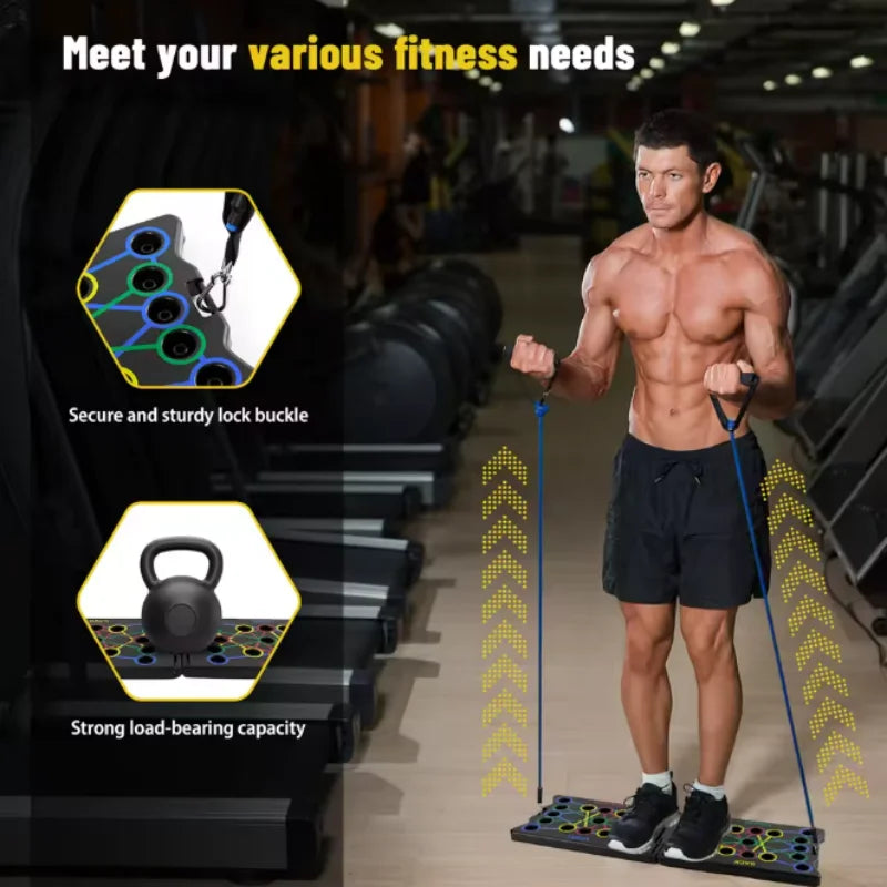 Push-Up & Pull-Up Bars – Multifunctional Home Workout Equipment