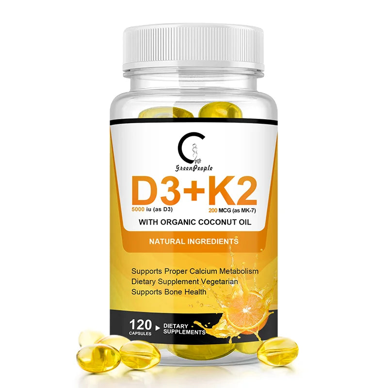 Green People Vitamin D3 + K2 – 2-in-1 Bone & Mood Support