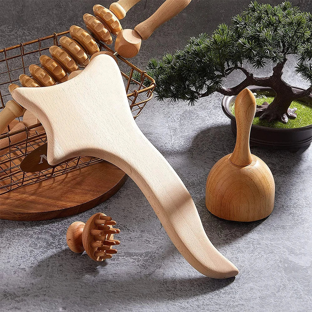 Wood Therapy Massage - Tool Lymphatic Drainage Massager